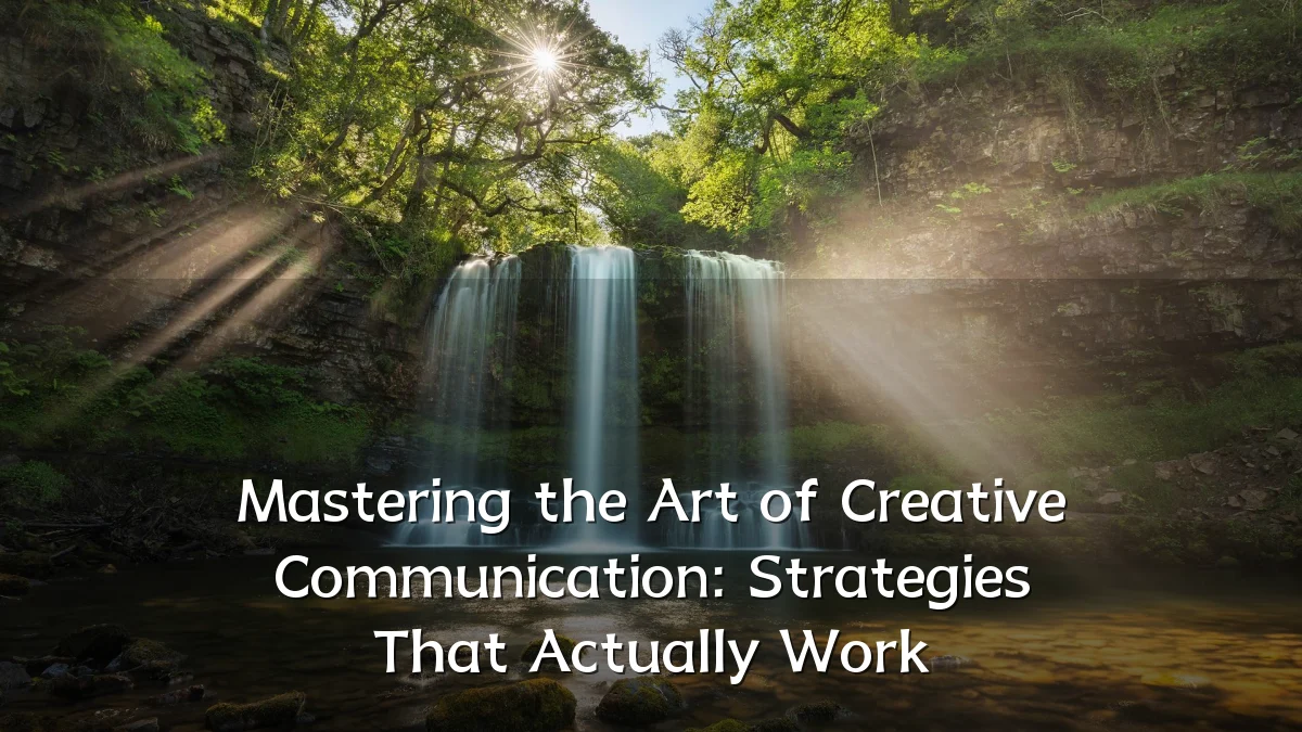 Mastering the Art of Creative Communication: Strategies That Actually Work
