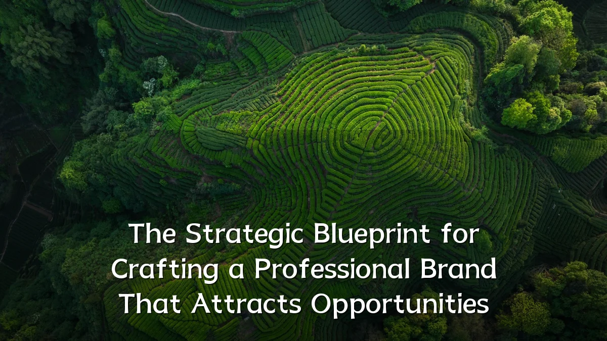 The Strategic Blueprint for Crafting a Professional Brand That Attracts Opportunities