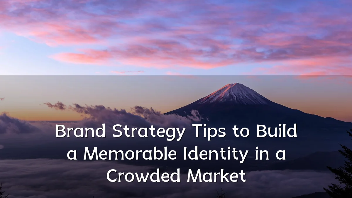 Brand Strategy Tips to Build a Memorable Identity in a Crowded Market