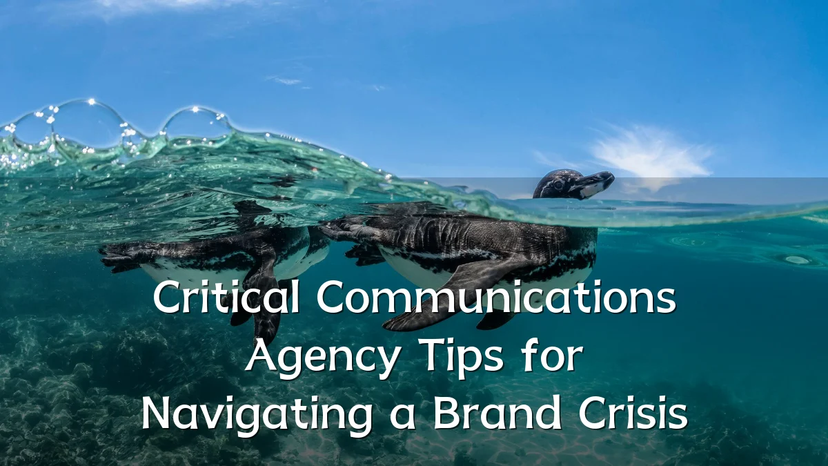 Critical Communications Agency Tips for Navigating a Brand Crisis