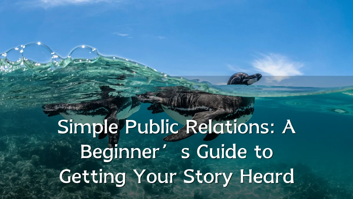 Simple Public Relations: A Beginner’s Guide to Getting Your Story Heard