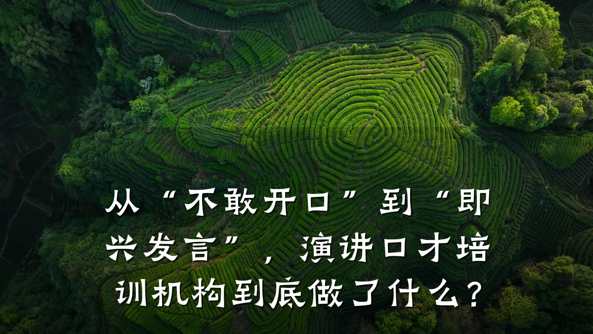 从“不敢开口”到“即兴发言”,演讲口才培训机构到底做了什么?